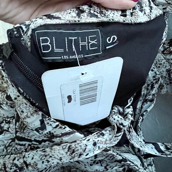 Blithe snake print cut out romper small new with tags - Picture 5 of 8